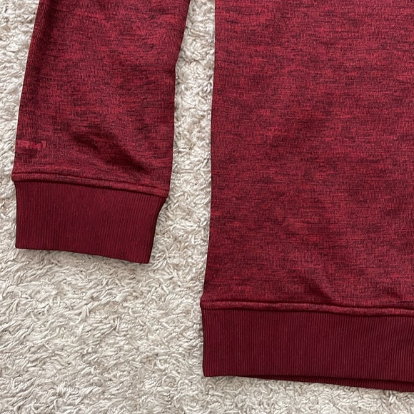 EUC Men’s Under Armour Loose Storm1 Red Heather Golf 1/4 Zip Sweatshirt Size XXL - Picture 5 of 10